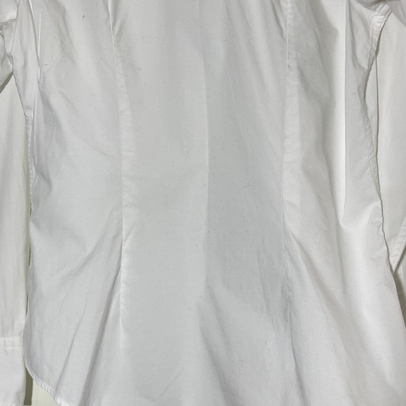GAP Slim Fit White Button Front Shirt - Picture 7 of 11